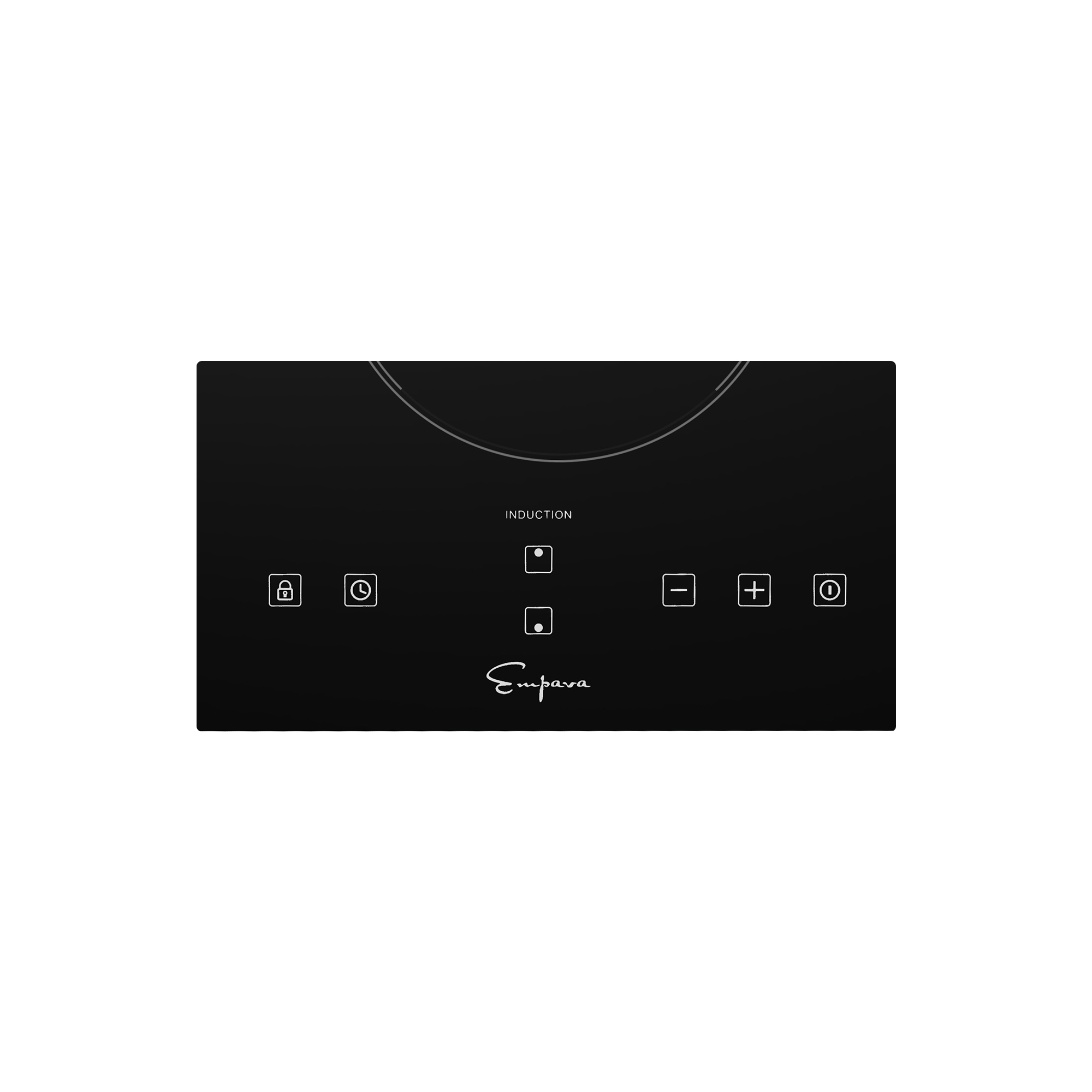 Empava IDC12 12 inch Portable Induction Cooktop with sleek design and control panel.